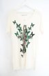 画像1: gunda / Kmriiコラボ Tシャツ  アイボリー O-26-08-13-014-gu-ts-YM-OS (1)