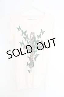 KMRii / gundaコラボ Tシャツ オフホワイト O-24-04-16-018-KM-to-YM