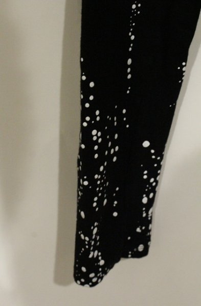 画像2: KMRii / Rayon Spandex Splash レギンス  ブラック O-26-08-17-047-KM-pa-YM-OS (2)