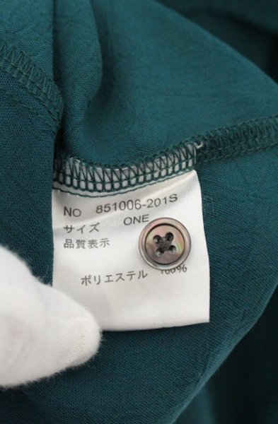 画像4: NO ID. / ワッシャートレンチBIGシャツ ONE グリーン O-26-08-17-015-NO-sh-YM-OS (4)