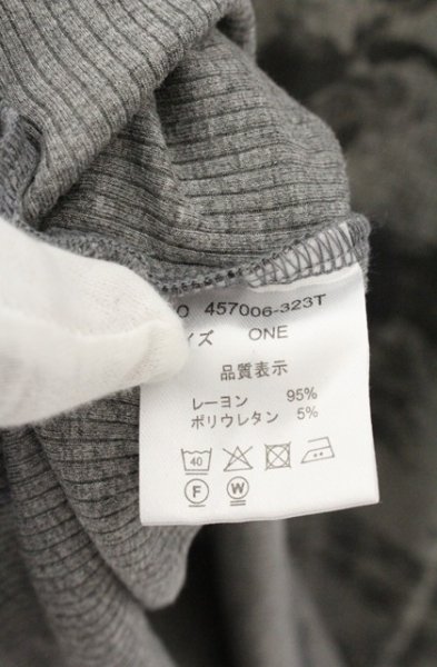 画像4: NO ID. BLACK / フラワープリントテレコプルオーバーカットソー ONE グレー O-26-08-17-023-NO-to-YM-OS (4)
