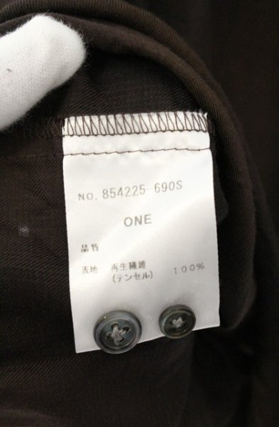 画像4: NO ID. / オンブレーチェックBIGシャツ ONE ダークブラウン O-26-08-17-024-NO-sh-YM-OS (4)