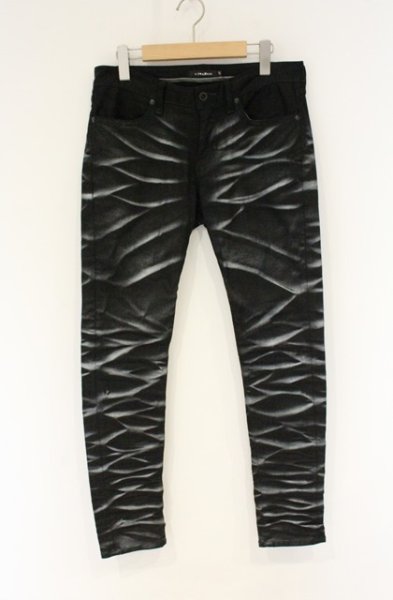 画像1: CIVARIZE / ストレッチ入りパールバインダー立体加工スキニーパンツ 46 ブラック O-26-09-02-041-CI-pa-YM-OS (1)