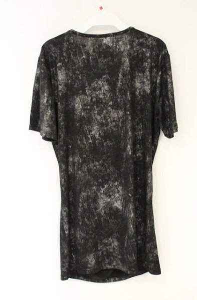 画像3: SEANA / グリッター総柄ドレープネックTシャツ L シルバーｘブラック O-26-09-02-019-SE-ts-YM-OS (3)
