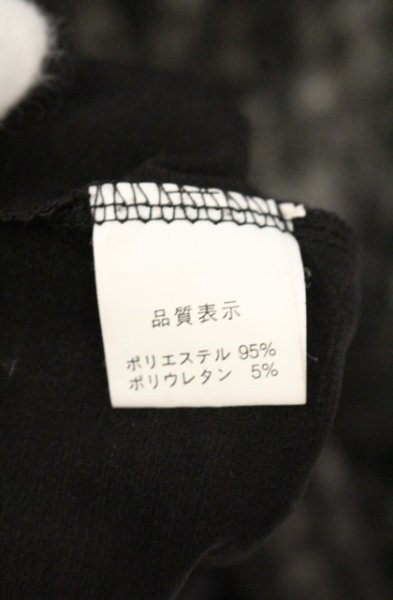 画像4: SEANA / グリッター総柄ドレープネックTシャツ L シルバーｘブラック O-26-09-02-019-SE-ts-YM-OS (4)