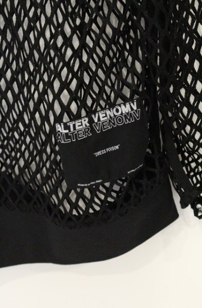 画像3: ALTER VENOMV / ジップアップメッシュブルゾン  ブラック O-26-09-02-023-AL-ja-YM-OS (3)