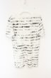 画像3: NO ID. / コットン天竺クラックボーダーTシャツ 1 ホワイト O-26-09-08-025-NO-ts-YM-OS (3)