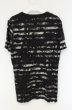 画像3: NO ID. / コットン天竺クラックボーダーTシャツ 1 ブラック O-26-09-08-026-NO-ts-YM-OS (3)