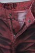 画像4: JOHNNY WOLF / FOREST GATE-KUMADORI シャドウストレッチスキニーデニムパンツ 1 レッド O-26-09-08-034-JO-pa-YM-OS (4)