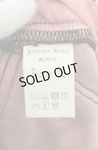 画像6: JOHNNY WOLF / FOREST GATE-KUMADORI シャドウストレッチスキニーデニムパンツ 1 レッド O-26-09-08-034-JO-pa-YM-OS (6)