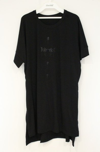 画像1: kiryuyrik / Dolman T-Shirt ドルマンTシャツ S ブラック O-26-09-08-008-ki-ts-YM-OS (1)