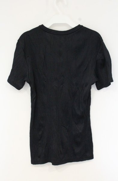 画像3: 5351pour les Hommes / ワッシャーVネックTシャツ 2 ブラック O-26-09-08-009-53-ts-YM-OS (3)