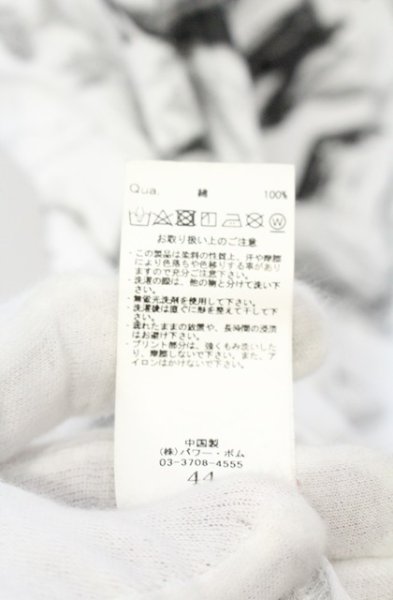 画像3: CIVARIZE / モノトーン総柄タンクトップ 44 ブラックｘホワイト O-26-09-08-014-CI-to-YM-OS (3)