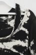 画像2: FUGA / Destructionムラ染めテレコTシャツ 44 ブラックｘホワイト O-26-09-08-015-FU-ts-YM-OS (2)