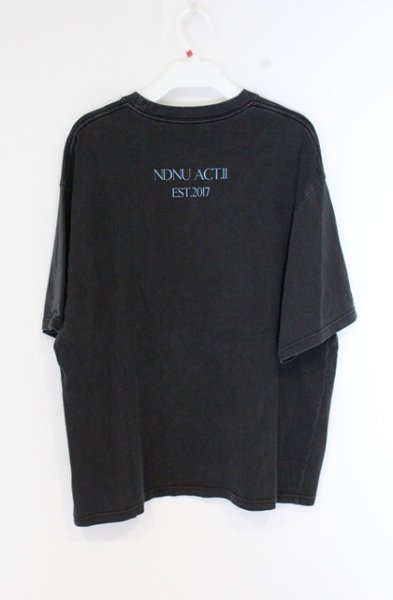 画像4: NIL DUE / NIL UN TOKYO / FADED ACID SMILE Tシャツ F グレー（ピグメント） O-26-09-16-024-NI-ts-YM-OS (4)