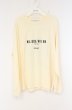 画像1: NIL DUE / NIL UN TOKYO / 8TH ANNIV LONG SLEEVE カットソー F アイボリー O-26-09-16-027-NI-to-YM-OS (1)