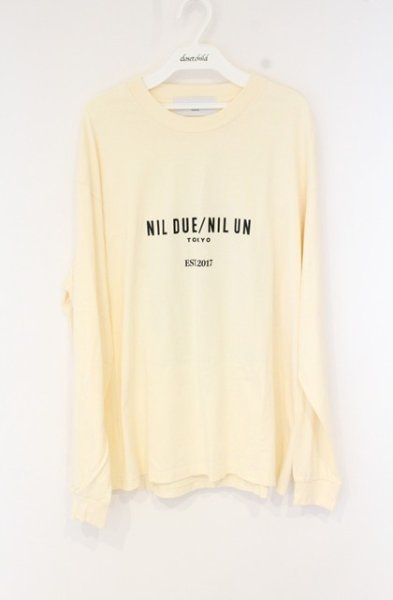 画像1: NIL DUE / NIL UN TOKYO / 8TH ANNIV LONG SLEEVE カットソー F アイボリー O-26-09-16-027-NI-to-YM-OS (1)