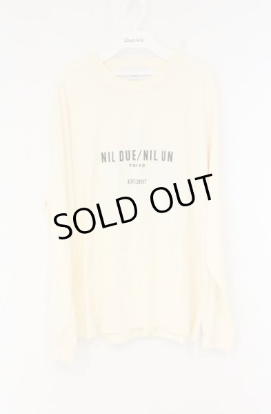 画像1: NIL DUE / NIL UN TOKYO / 8TH ANNIV LONG SLEEVE カットソー F アイボリー O-26-09-16-027-NI-to-YM-OS (1)