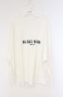 画像1: NIL DUE / NIL UN TOKYO / LONG SLEEVE EMBROIDERY TEE　カットソー F ホワイト O-26-09-16-028-NI-to-YM-OS (1)