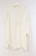 画像2: NIL DUE / NIL UN TOKYO / LONG SLEEVE EMBROIDERY TEE　カットソー F ホワイト O-26-09-16-028-NI-to-YM-OS (2)
