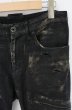 画像2: LGB / ST103-B2ND/M【メンズ28】　レザーリペアデニムパンツ 28 ブラック O-26-09-16-033-LG-pa-YM-OS (2)
