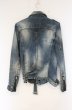 画像2: CIVARIZE / 汚し加工デニムライダースジャケット 44 インディゴ O-26-09-16-001-CI-ja-YM-OS (2)