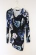 画像1: CIVARIZE / Zest フラワー総柄ドレープカットソー 44 ブラックｘブルー O-26-09-16-011-CI-to-YM-OS (1)