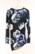 画像4: CIVARIZE / Zest フラワー総柄ドレープカットソー 44 ブラックｘブルー O-26-09-16-011-CI-to-YM-OS (4)