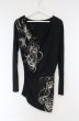 画像1: CIVARIZE / Spiteful チェーン付きドレープカットソー 44 ブラック O-26-09-16-012-CI-to-YM-OS (1)