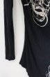 画像4: CIVARIZE / Spiteful チェーン付きドレープカットソー 44 ブラック O-26-09-16-012-CI-to-YM-OS (4)