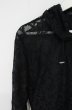 画像2: CIVARIZE / Collapse サイドレースアップ変形パーカー 46 ブラック O-26-09-16-016-CI-to-YM-OS (2)
