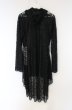 画像5: CIVARIZE / Collapse サイドレースアップ変形パーカー 46 ブラック O-26-09-16-016-CI-to-YM-OS (5)