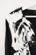 画像2: CIVARIZE / Disturbiaジップ付ドレープ総柄カットソー 44 ブラックｘホワイト O-26-09-16-017-CI-to-YM-OS (2)