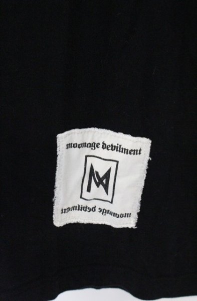 画像2: Moonage Devilment / Print Long カットソー  ブラック O-26-09-16-018-Mo-to-YM-OS (2)