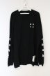 画像1: Moonage Devilment / Print Long カットソー  ブラック O-26-09-16-019-Mo-to-YM-OS (1)