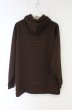 画像2: NIL DUE / NIL UN TOKYO / EMBROIDERY LOGO HOODIE　パーカー F ブラウン O-26-09-16-021-NI-to-YM-OS (2)
