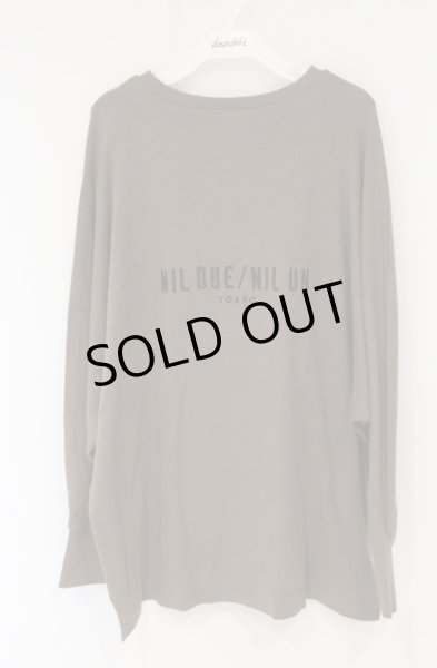 画像1: NIL DUE / NIL UN TOKYO / LONG SLEEVE EMBROIDERY TEE　カットソー F ブラウン O-26-09-16-022-NI-to-YM-OS (1)