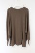 画像2: NIL DUE / NIL UN TOKYO / LONG SLEEVE EMBROIDERY TEE　カットソー F ブラウン O-26-09-16-022-NI-to-YM-OS (2)
