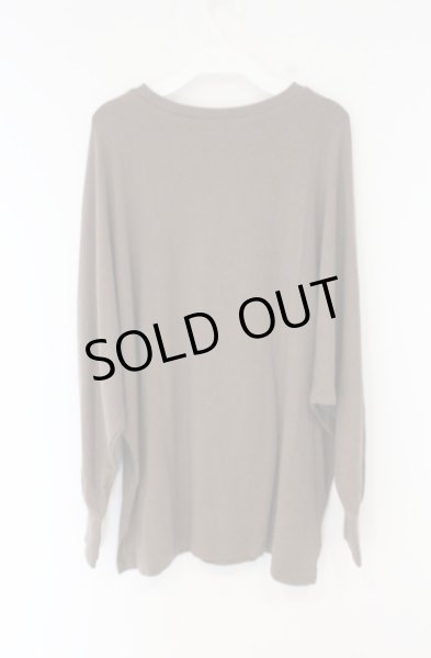 画像2: NIL DUE / NIL UN TOKYO / LONG SLEEVE EMBROIDERY TEE　カットソー F ブラウン O-26-09-16-022-NI-to-YM-OS (2)