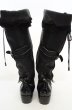画像9: Hiromu Takahara / ディアスキンロングブーツ 41（27cm) ブラック O-26-09-21-042-Hi-sho-YM-OS (9)