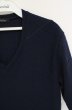画像2: TORNADO MART / パッチワークエンボスVネックTシャツ  ネイビー O-26-09-21-013-TO-ts-YM-OS (2)