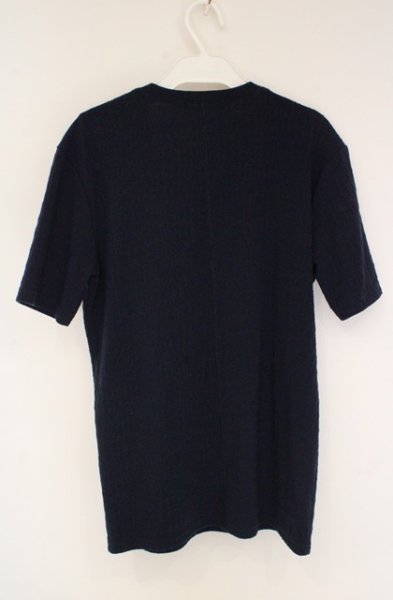 画像5: TORNADO MART / パッチワークエンボスVネックTシャツ  ネイビー O-26-09-21-013-TO-ts-YM-OS (5)
