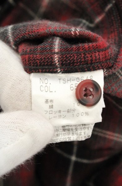 画像4: TORNADO MART / フロッキーチェックシャツ M レッド O-26-09-21-015-TO-sh-YM-OS (4)