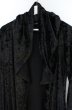 画像2: CIVARIZE / Affection ベロアガウン 44 ブラック O-26-10-14-021-CI-to-YM-OS (2)