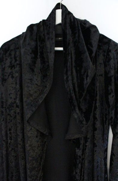 画像2: CIVARIZE / Affection ベロアガウン 44 ブラック O-26-10-14-021-CI-to-YM-OS (2)