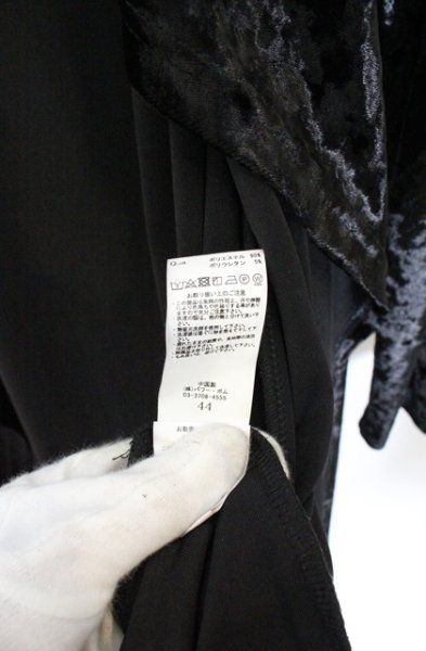 画像5: CIVARIZE / Affection ベロアガウン 44 ブラック O-26-10-14-021-CI-to-YM-OS (5)