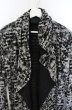 画像2: CIVARIZE / Bullet フード付きクラッシュ加工トッパーカーディガン 44 ブラック O-26-10-14-022-CI-to-YM-OS (2)