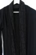 画像2: CIVARIZE / Erosionレース切り替えカーディガン 46 ブラック O-26-10-14-023-CI-to-YM-OS (2)