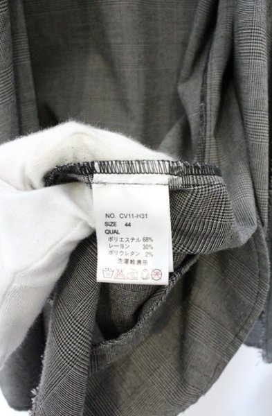 画像5: CIVARIZE / Awake 2Wayチェックガウン 44 グレー O-26-10-14-026-CI-to-YM-OS (5)