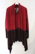 画像1: CIVARIZE / グラデーショントッパーカーディガン 44 レッド O-26-10-14-027-CI-to-YM-OS (1)